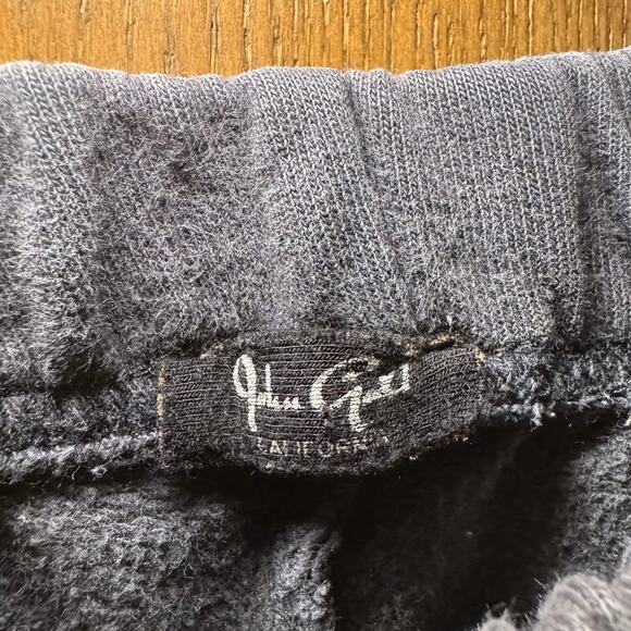 John Galt (Brandy Melville) Track Sweat Pants Joggers Navy with White red stripe - Picture 4 of 4